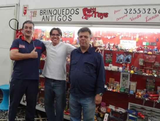 Com os amigos Edilson Cargon e Luis Grama